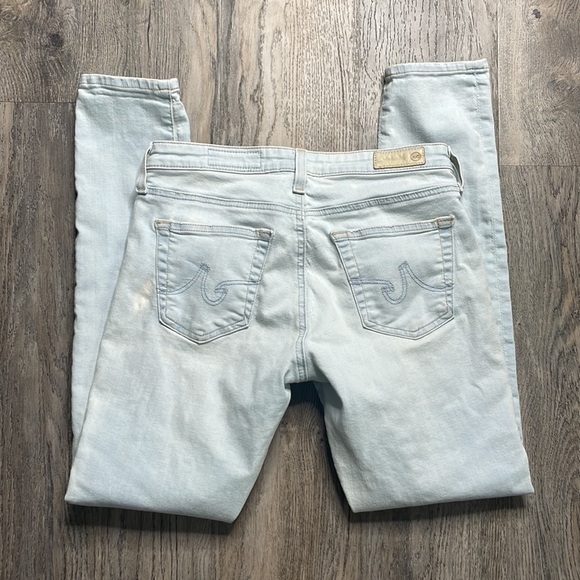 AG Adriano Goldschmeid Women’s light Wash The Super Skinny Legging Ankle size 27 - Picture 10 of 14